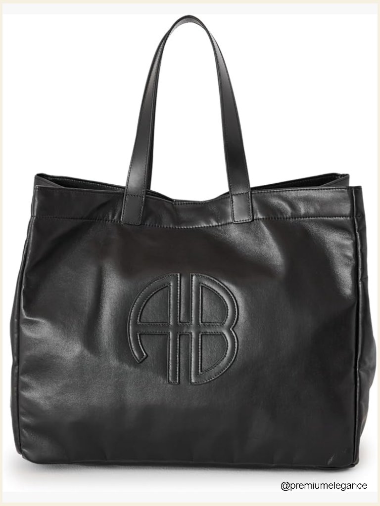 Large Rio Tote With Tonal Logo Patch - Top Handles